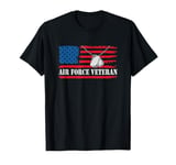 Air Force Veteran Dog Tag American Flag USA Veterans Day T-Shirt