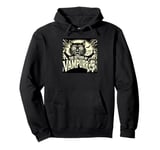 Funny Vampire Cat, Halloween, Love Cats with Attitude Pullover Hoodie