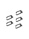 StarTech.com 5-Pack 1U Vertical Cable Management D-Ring Hooks Cable Manager For 19" Server Racks/Cabinets Network Rack Wire Organizers Cable Guide Rings - cable management ring (vertical) - 1U