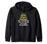 Senior Project Manager Management Job Title Career Zip Hoodie