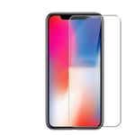 GIVELUCKY Paquet de 2 Verre trempé, pour iPhone XS Max XR 4 4s 5 5s 5C Se 6 6s 7 8 Plus Film de Protection d'écran Étui de Protection en Verre