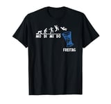 Ouzo Woche Endlich Freitag Liqueur Schnapps Saufen T-Shirt