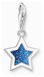 Thomas Sabo 2055-007-32 Star Charm Sterling Silver Blue Jewellery