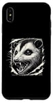 Coque pour iPhone XS Max Graphique déchiré au visage possum | Amoureux des animaux féroces