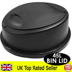 Kitchen Bin Lid  Touch Top Bin SPARE NEW LID All Black Dust Bin for 45L or 50L