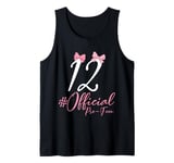 12 Official Pre-Teen 12th Birthday Girl Vintage 12 Year Old Tank Top