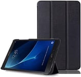 Samsung Galaxy Tab A 10.1 Case - Folio Leather Case for Samsung Galaxy Tab A 10.1 Inch 2016 (SM-T580/T585) Tablet Cover,Black