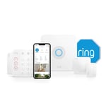 Kit Ring Alarm - S + sirène extérieure | Alarme de maisonsans fil connectée, système de sécurité avec surveillance assistée en option | Sans engagement à long terme, Fonctionne avec Alexa