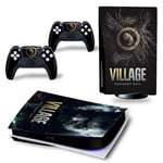 Autocollant Sticker pour Sony PS5 Édition numérique, Resident Evil Village-1040