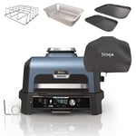 Ninja Woodfire Pro Connect XL Electric BBQ Grill & Smoker With Accessories And Cover OG901UKACCKIT