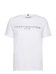 Tommy Hilfiger Reg Corp Logo C-Nk Ss Vit