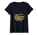 Womens The Original Magic Mike Birthday 1975 V-Neck T-Shirt