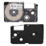 9Mm Tape Cartridge For Casio Label Maker Printer Kl-60/120/170/780/820 Cw L300(B