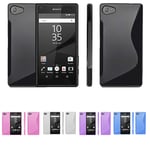 For Sony Xperia Z5 Compact Case Silicone Gel Phone Cover Shockproof Slim