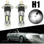 GHOST Ny 2x H1 LED Dimljus/Strålkastare Lampor Kit Helljus HID 6000K Xenon Vit