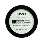 NYX Professional Makeup Poudre de Finition Compacte Perfectrice de Teint High Definition, Finit Mat, Contrôle de la Brillance, Teinte : Mint Green