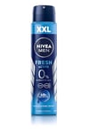 NIVEA MEN Fresh Active Déodorant en spray XXL, déodorant 48h de protection et fraîcheur durable, déodorant pour homme sans aluminium avec actifs antibactériens et extraits marins (250 ml)