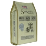 Økonomipakke: Simpsons Premium hundefor 2 x 12 kg - 80/20 Mix kjøtt & fisk