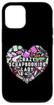 iPhone 12/12 Pro Scrapbooking Heart Crazy Scrapbooking Lady Case