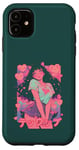 Coque pour iPhone 11 Anime Cat Girl Manga Hearts Kawaii Cute Holiday Valentines