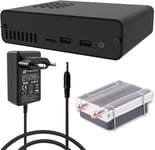 Deskpi Pro Set-Top Box Pour Raspberry Pi 4-Prise En Charge Ssd,Hdmi Pleine Taille,Alimentation/Réinitialisation Sécurisée,Ice Tower Cooler,Raspberry Pi Alimentation