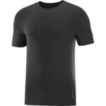 Salomon Essential Seamless Short Sleeve T Homme Noir