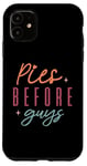 iPhone 11 Retro Pies Before Guys - Retro Thanksgiving Matching Outfit Case