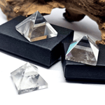 Brazilian Quartz Pyramid Gemstone Genuine Crystal All Healer Astral Dream Boxed