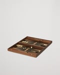 Manopoulos Walnut Natural Tree Large Backgammon