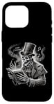 iPhone 16 Pro Max Carols Black Dark Goth Skeleton Christmas Women Men Case