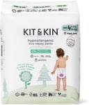 Kit & Kin Premium Eco Nappy Pants Size 4 | Maxi Pull Ups 4 (Pack of 132)