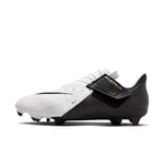 Nike Homme Phantom Gx II Acad Easyon Fgmg Chaussures de Football, Pièce en Or Blanc et Noir MTLC, 46 EU