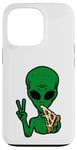 Coque pour iPhone 13 Pro Alien Loving Pizza, ET, vaisseau spatial, zone 51, OVNI, UAP, DRONE