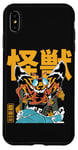 Coque pour iPhone XS Max Kaiju Moth Anime Manga japonais Monster City rétro