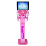 Easy Karaoke Bluetooth Kids Singalong Pedestal Karaoke Machine - Pink