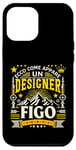 Coque pour iPhone 12 Pro Max Un Designer Figo - Idee Regalo Per Graphic Designer