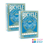 2 Jeux bicycle Masters legacy Bleu Jouer Cartes Limité Tours de Magie Rider Neuf