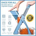 Multifunctional Kitchen Chopping Vegetable Slicer Food Chopper Safe Mandoline UK