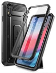 SUPCASE Unicorn Beetle Pro Series Full-Body Rugged Holster Case for 6.1-Inch Apple iPhone XR (2018 Release), Black