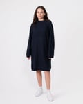 Tommy Hilfiger Cable Knit Womens Sheer Jumper Dress - Navy - Size Small