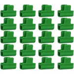 Ahlsen Fixations pour Serre,Lot de 20 Clips De Fixation pour Film De Serre, Plastique Laminé, Clips pour Abris BannièRes, De RangéE De 11 Mm De