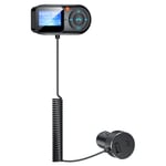 Langaton Bluetooth 5.0 FM-lähetin Auto MP3-soitin Handsfree-autosarja LCD Aux Audio USB-lataus PD18W Autotarvikkeet FM-moduuli