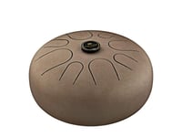 Steel Tongue Drum, A-Minor, Brown