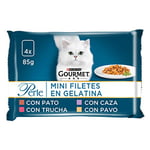 Purina Gourmet Perle Fines lamelles en Sauce 12 x [4 x 85 g]