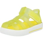 Igor Star Transparent Yellow PVC Flat Sandals