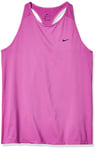 Nike W NK Tank VCTY Essential Débardeur Femme, Active Fuchsia/(Black), FR : L (Taille Fabricant : L)