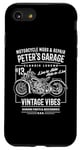 iPhone SE (2020) / 7 / 8 Peter's Garage Motorcycle Design for the Name Peter Case