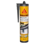 SIKA - Mastic silicone universel - SikaSeal-185 Menuiserie anthracite - Joint de construction, menuiserie, vitrerie - Intérieur et extérieur - 300 ml