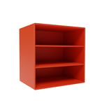 Montana - Montana Mini 1004 - Module With Horisontal Shelves - Rosehip - Hyllsystem - Peter J. Lassen - Röd - MDF