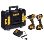 Pack outillage sans fil - DEWALT - DCK2061P2T - 2 batteries - 5 Ah - Professionnelle